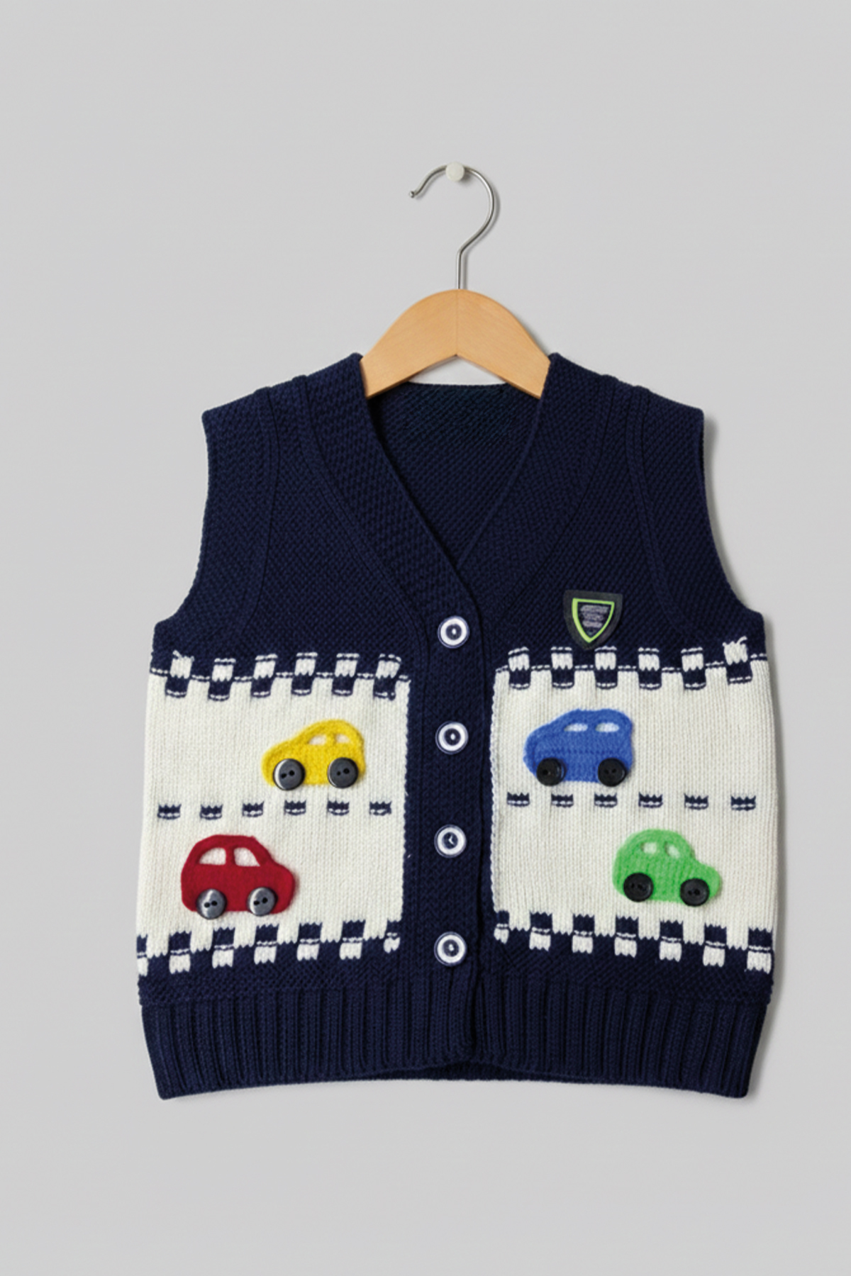 LilJoy Çocuk Triko Arabalı Yelek- 1-5 Yaş fotoğrafı 2 (önizleme)