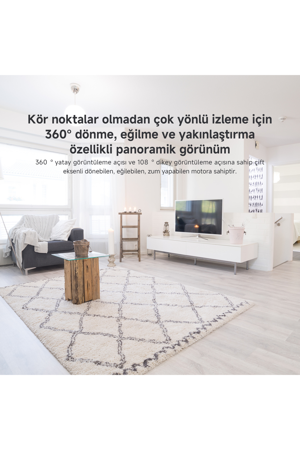 Xiaomi Smart Camera C300 - 360 2K Akıllı Güvenlik Kamera (Xiaomi Türkiye Garantili) fotoğrafı 5 (önizleme)