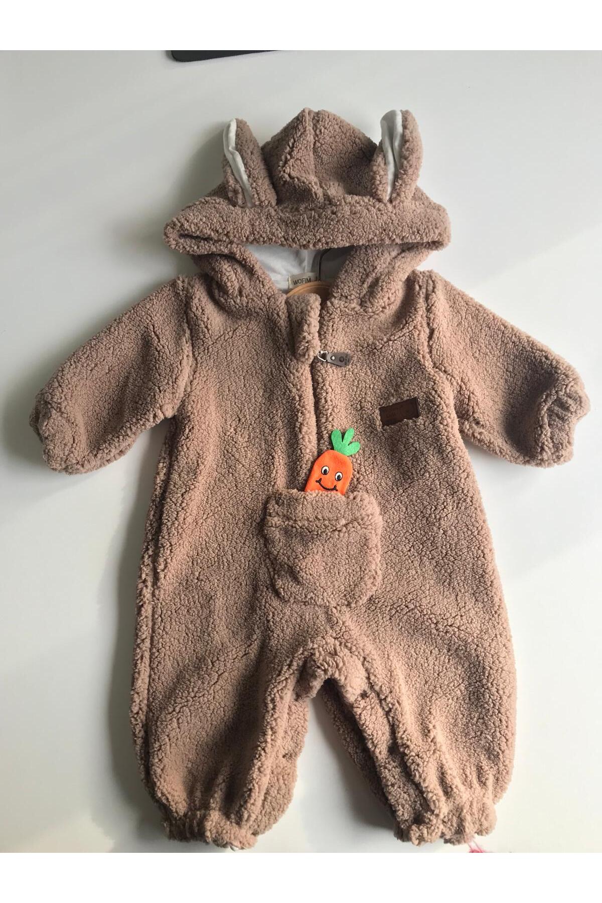 ELAGÜL WELLSOFT PELUŞ UNISEX BEBEK&ÇOCUK AYICIKLI VE HAVUÇ DETAYLI TULUM fotoğrafı 2 (önizleme)