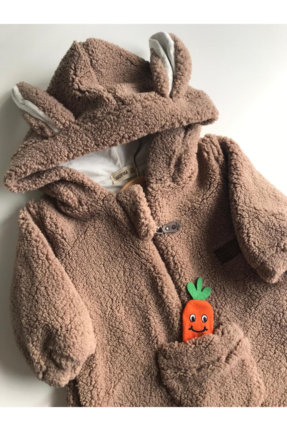 ELAGÜL WELLSOFT PELUŞ UNISEX BEBEK&ÇOCUK AYICIKLI VE HAVUÇ DETAYLI TULUM fotoğrafı 3 (önizleme)