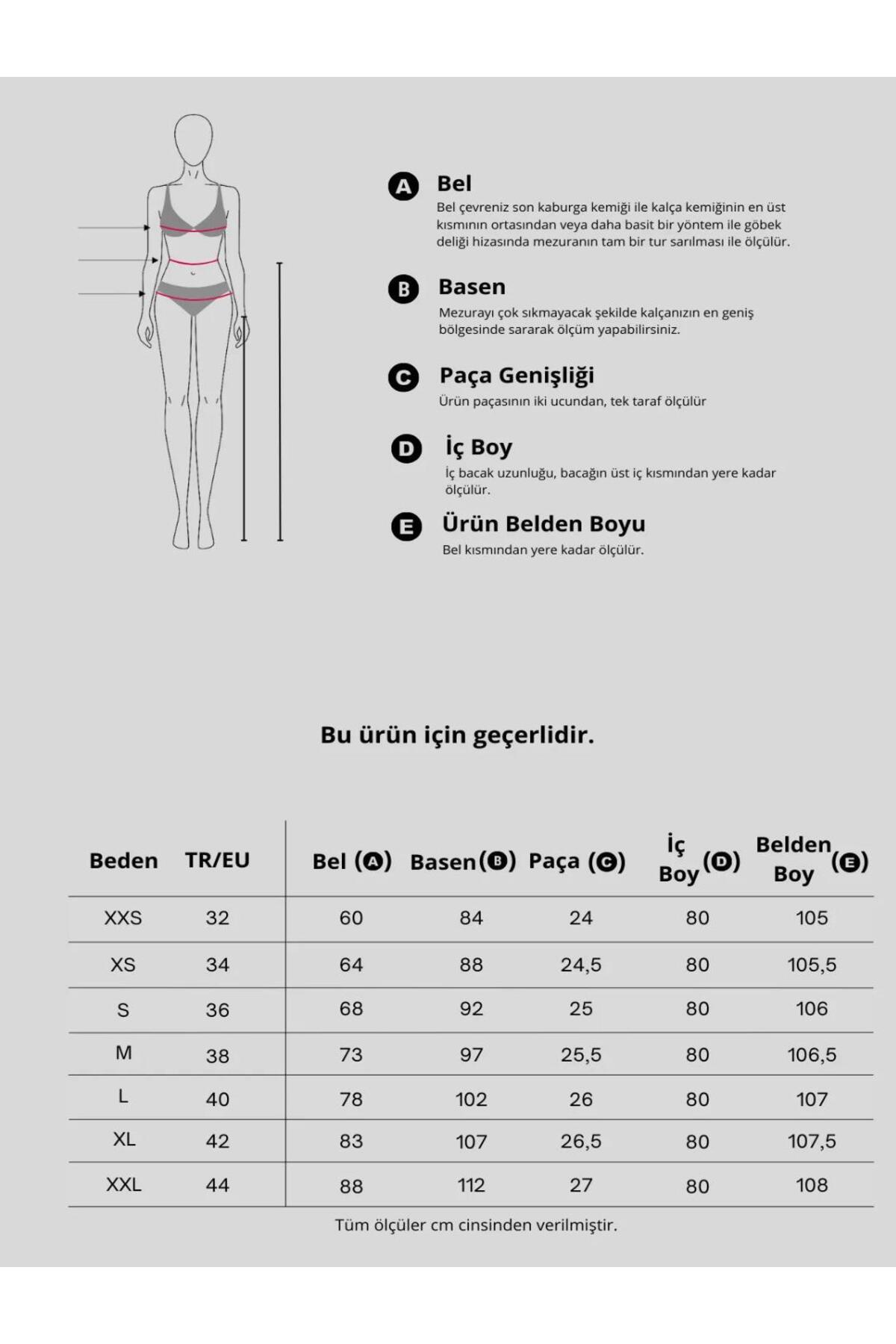 Fro line  KADIN KAHVE PALAZZO PANTOLON - Görsel 5