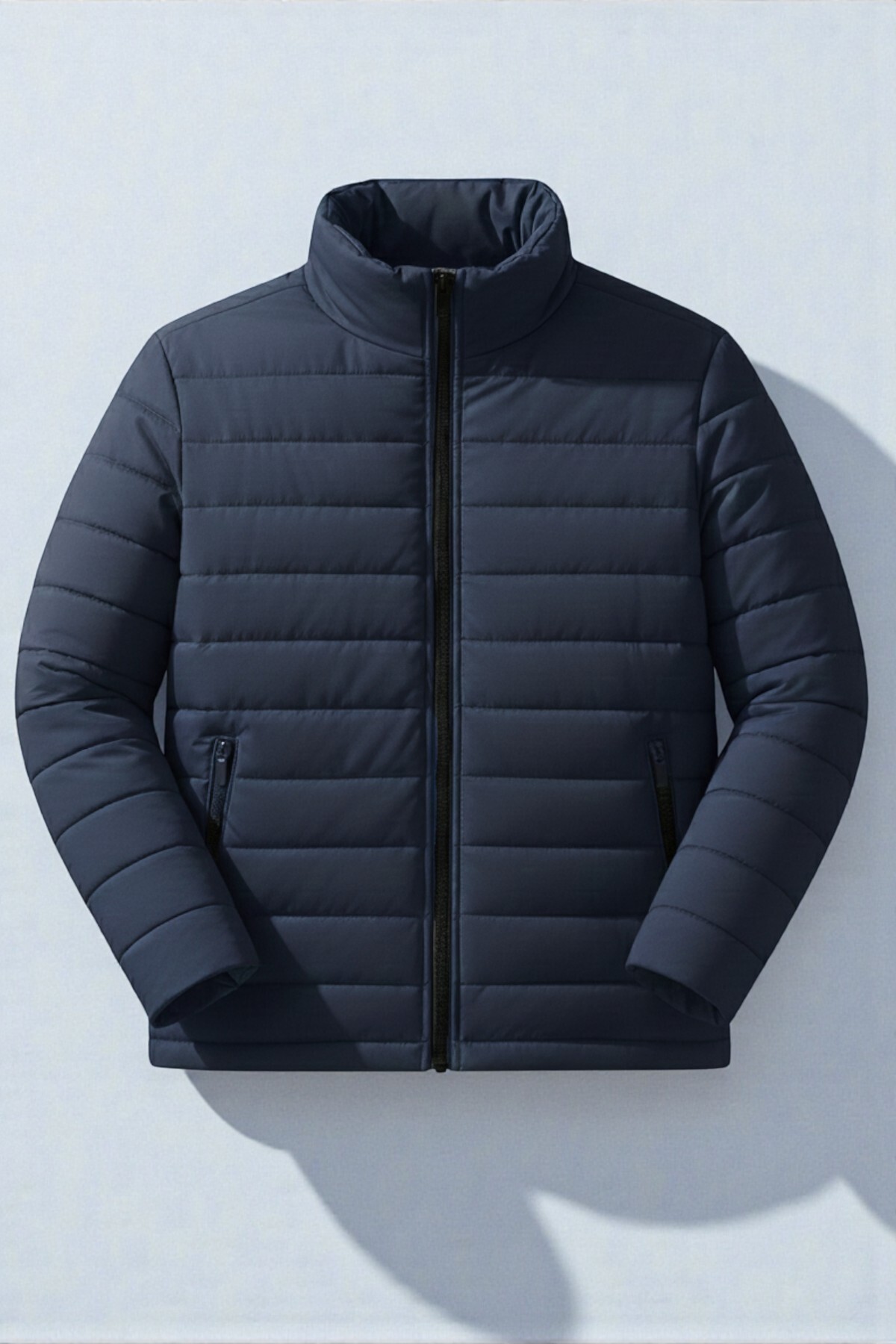 legends butik Erkek Yeni Sezon Kapitone Çift Cepli Astarlı Mont Ceket