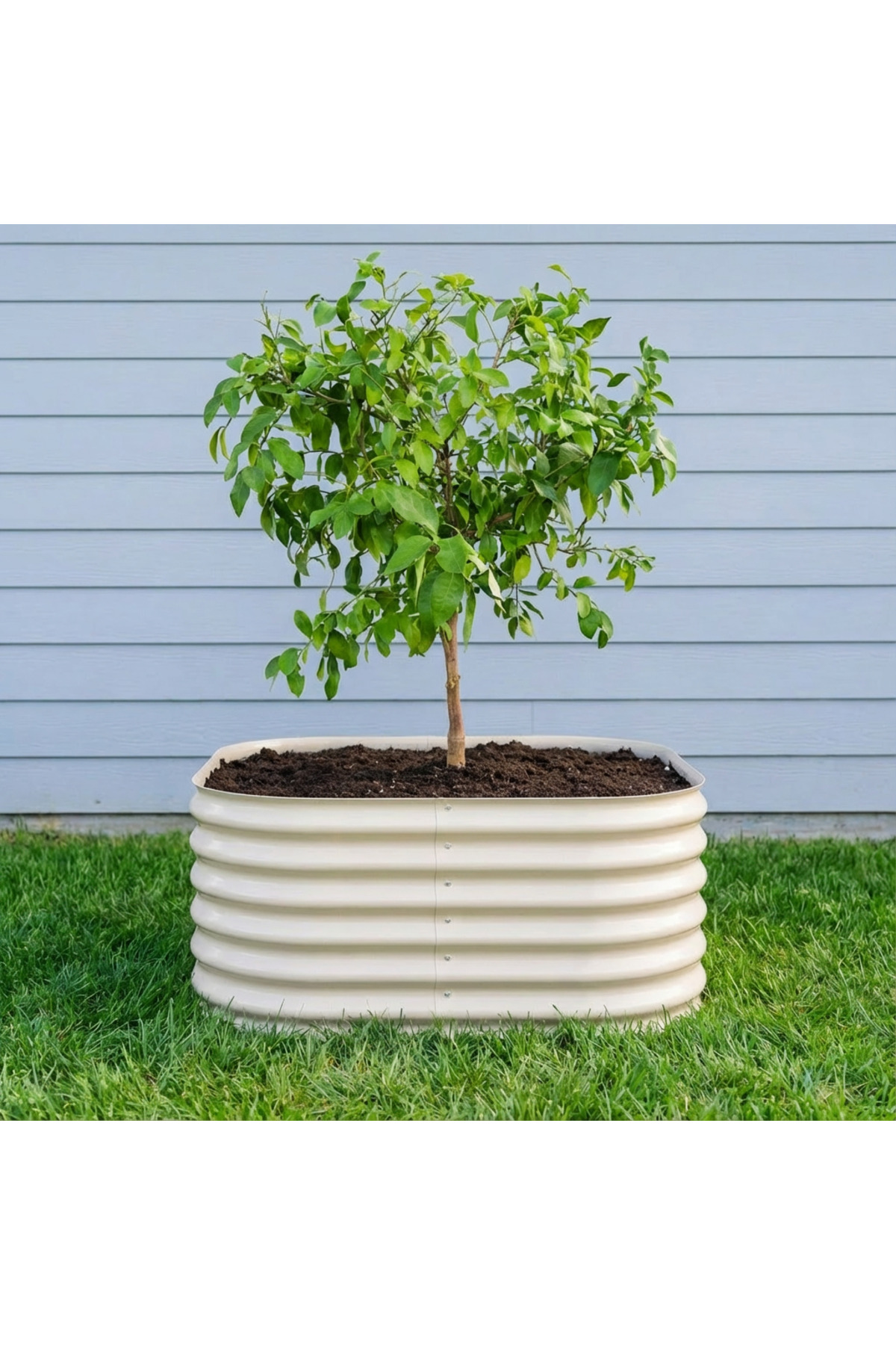 Terracy Home & Garden 60*60*44 cm Çelik, Oval Kenarlı, Modüler