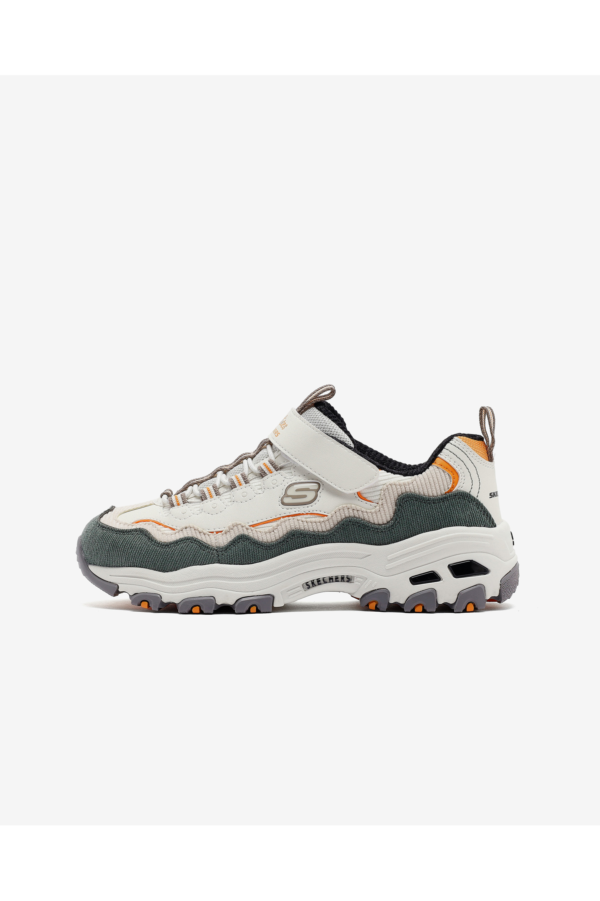 اسکچرز کفش کتانی دخترانه سفید D'lites سایز بزرگ، کد 303951L OWGN