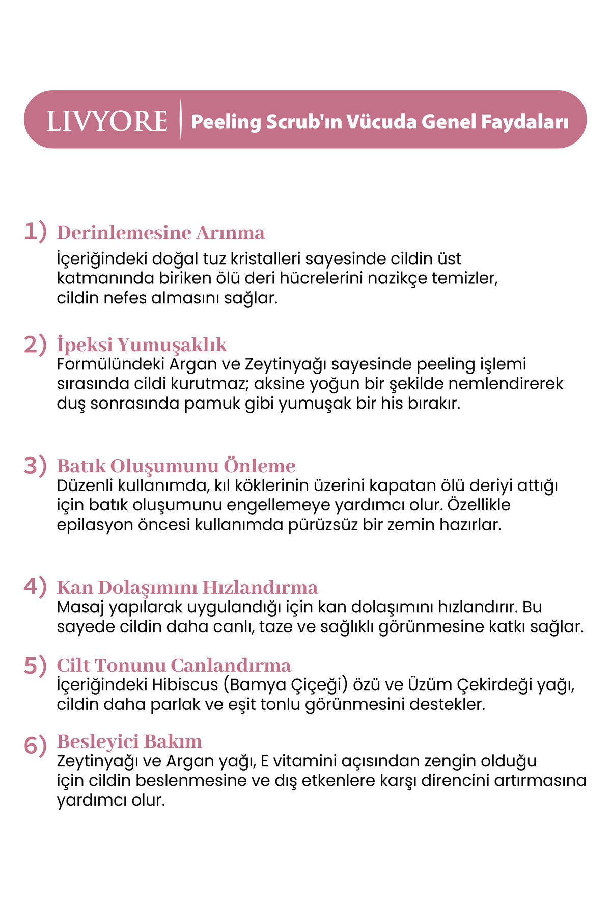Argan & Zeytin Yağlı Peeling Scrub Vücut Peelingi 250 ml — vucütpeelingi — تصویر 3 از 6
