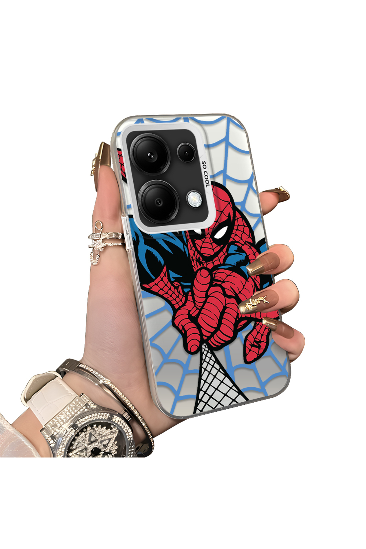 Popular Spiderman Silicone Shielded Phone Case for Xiaomi Redmi Note 13 Pro 4G Compatible