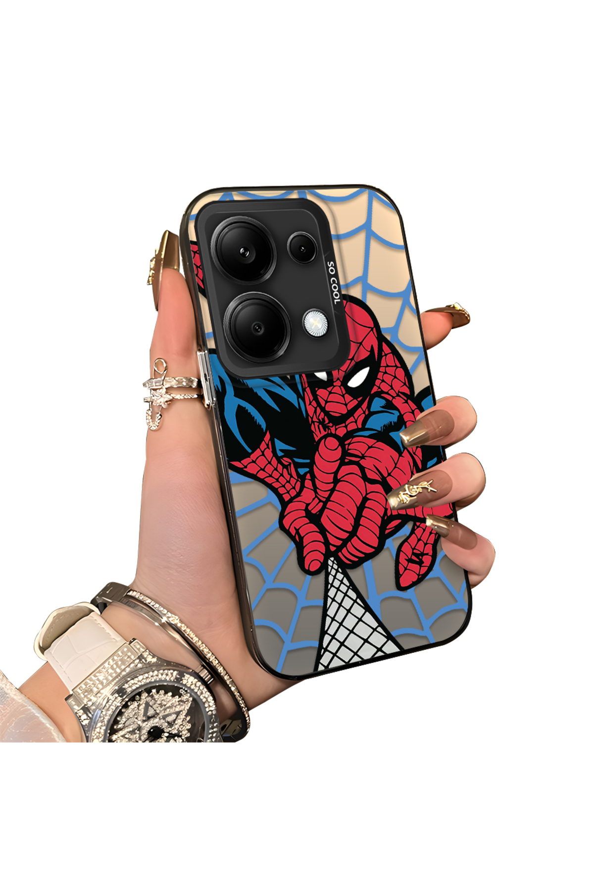 Popular Spiderman Silicone Shielded Phone Case for Xiaomi Redmi Note 13 Pro 4G Compatible