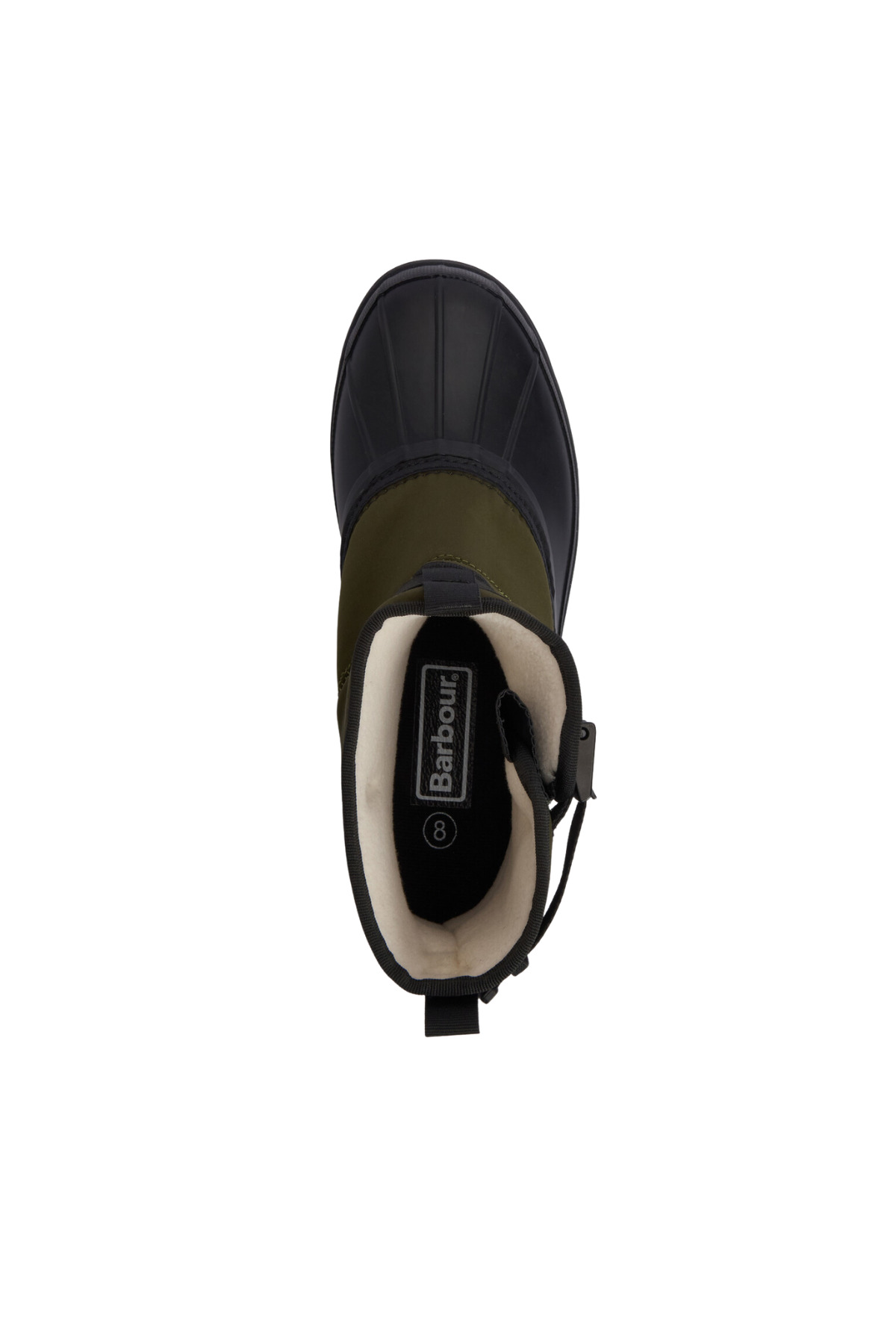 Barbour Braybourn Duck Welly Erkek Bot OL71 Olive-Black görsel 4