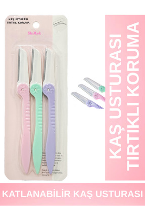 SheMask Kaş Usturası – Yüz Tüy Alıcı,Kaş Şekillendirici & Tüy Temizleme Ustur...