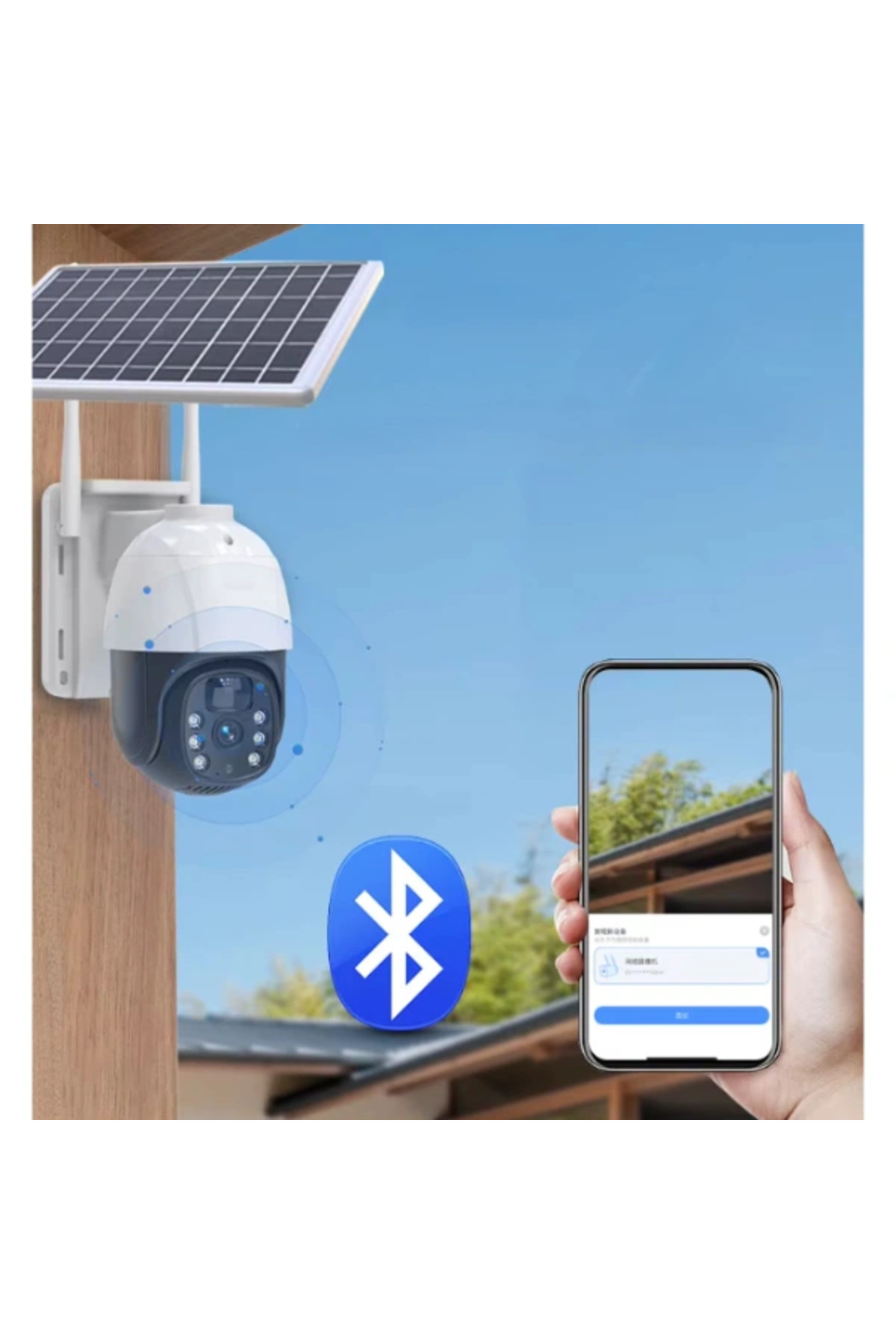 Epilons Güneş Enerjili Dış Mekan Güvenlik Kamerası