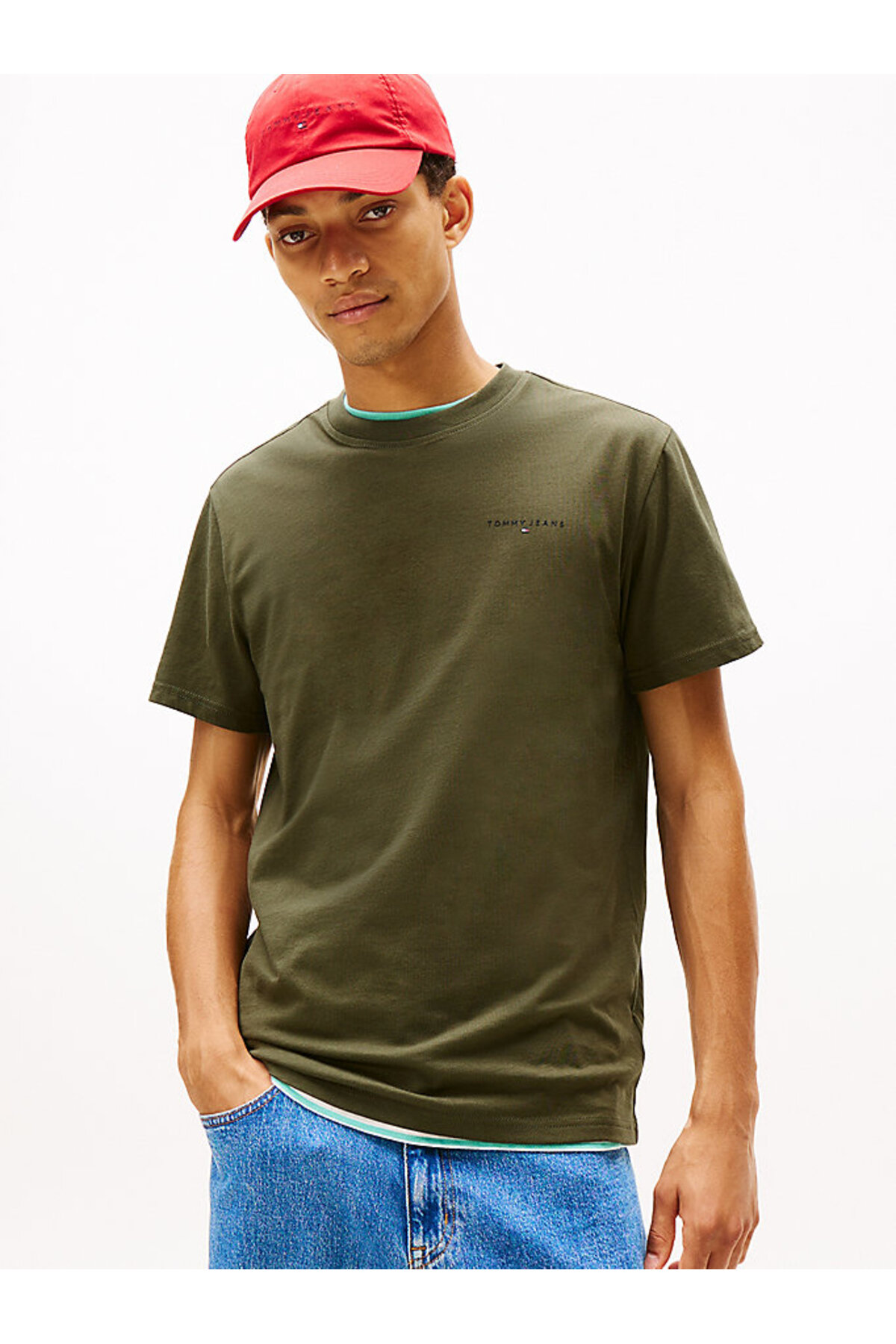 تامی هیلفیگر تی‌شرت مردانه TJM Slim Linear