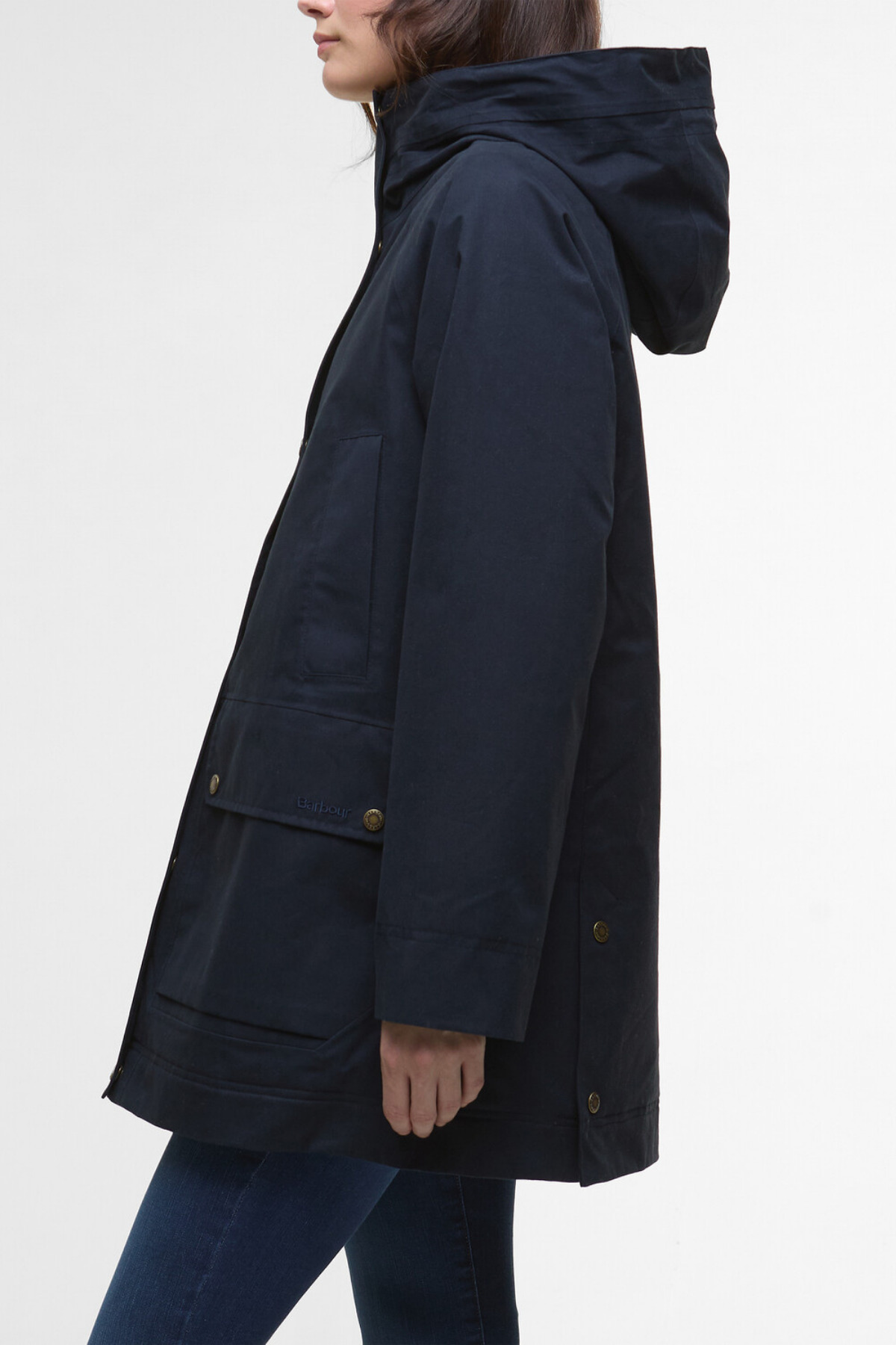 Barbour Winter Beadnell Waterproof Ceket NY92 Deep Navy/Classic görsel 5