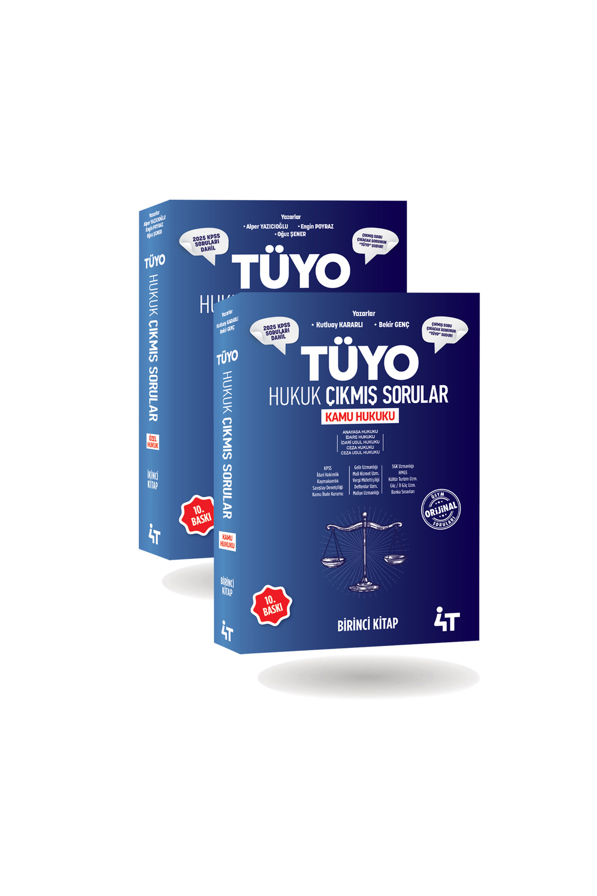 4T Yayınları TÜYO HUKUK ÇÖZÜMLÜ ÇIKMIŞ SORULAR (10. BASKI