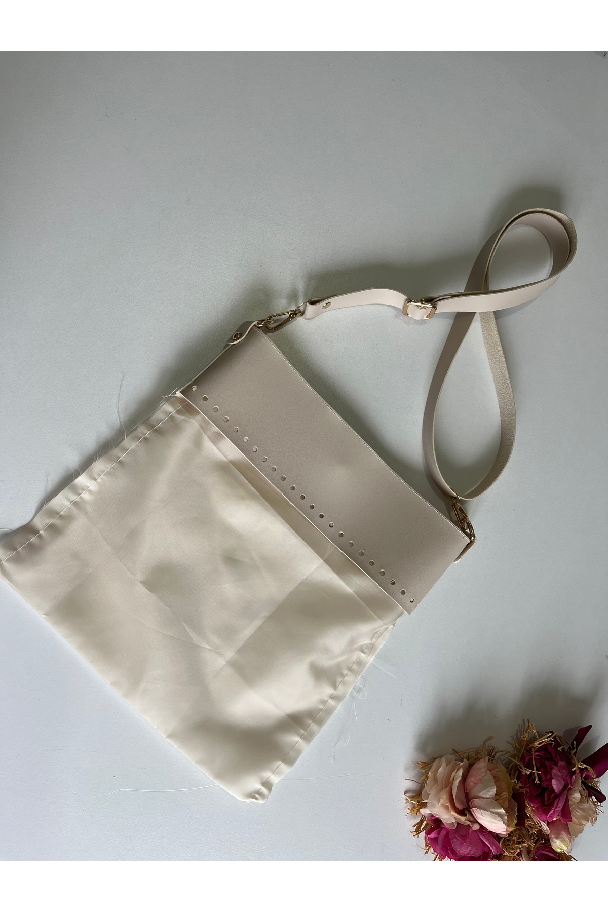 Faux Leather Lined Bag Kit for Knitted Bags
