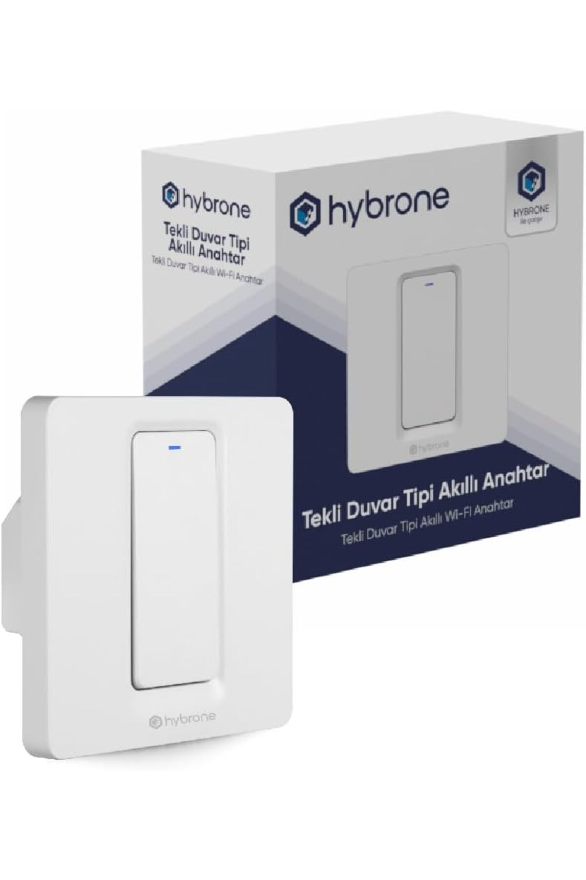 BRF FreedomStoree Duvar Tipi Tekli Akıllı Anahtar, Aşırı Yük Koruma, Zamanlayıcı, Ayarlanabilir LED Göst