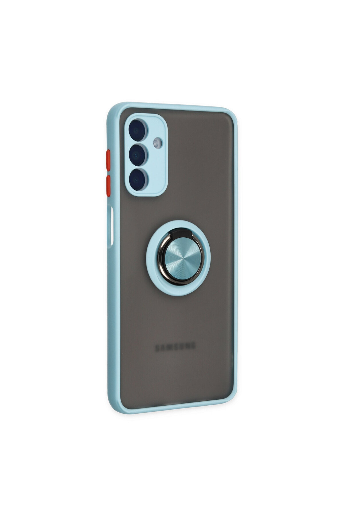 Samsung Galaxy A04S İçin Kamera Korumalı Yüzüklü Kılıf - Leke Tutmaz Mat ve Dayanıklı Yapı