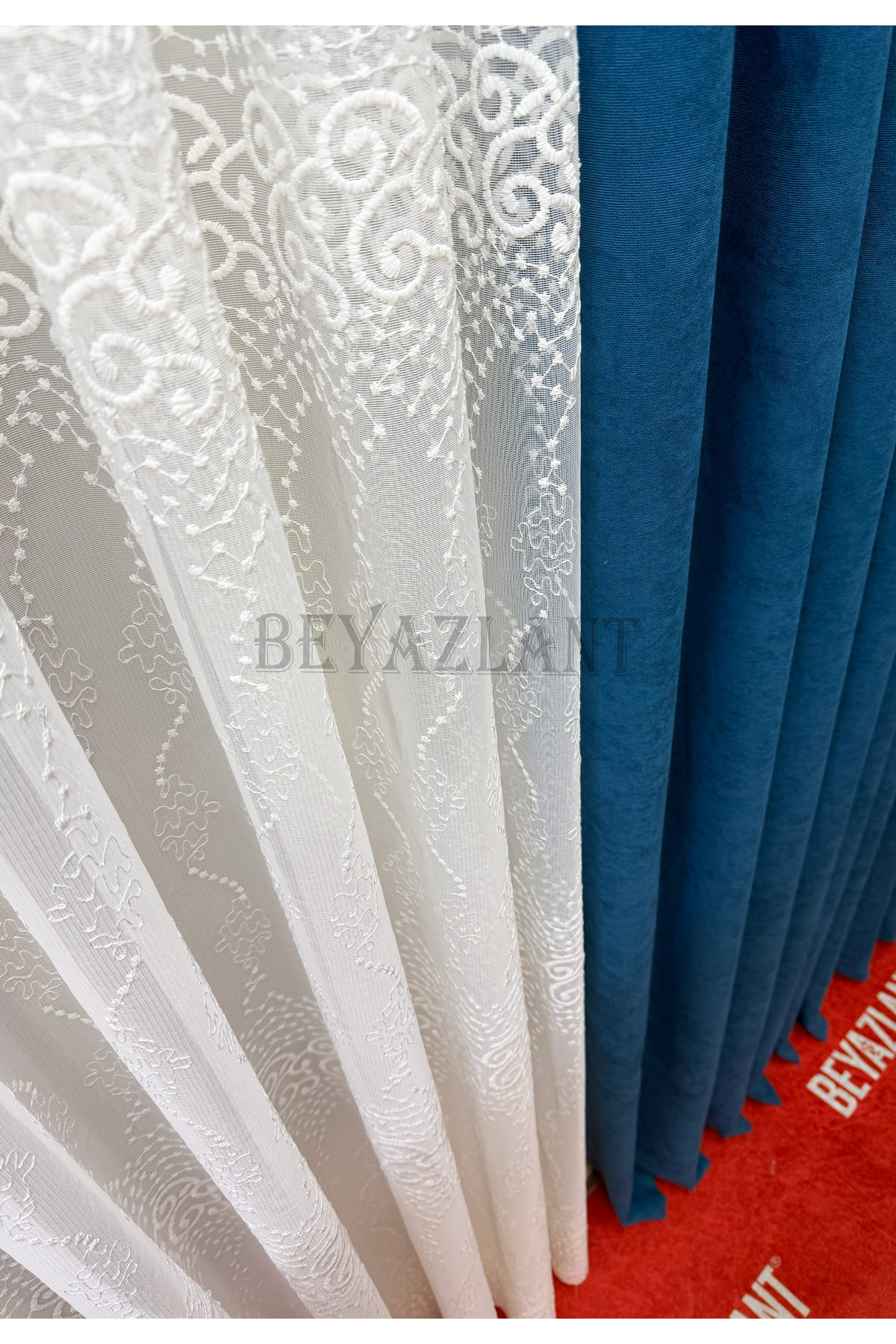 605 DALGALI BRODE HER ODAYA UYGUN GRAMAJLI 1E 2 SIKI PİLELİ TÜL PERDE ÜTÜ İSTEMEZ En Çok Satılan