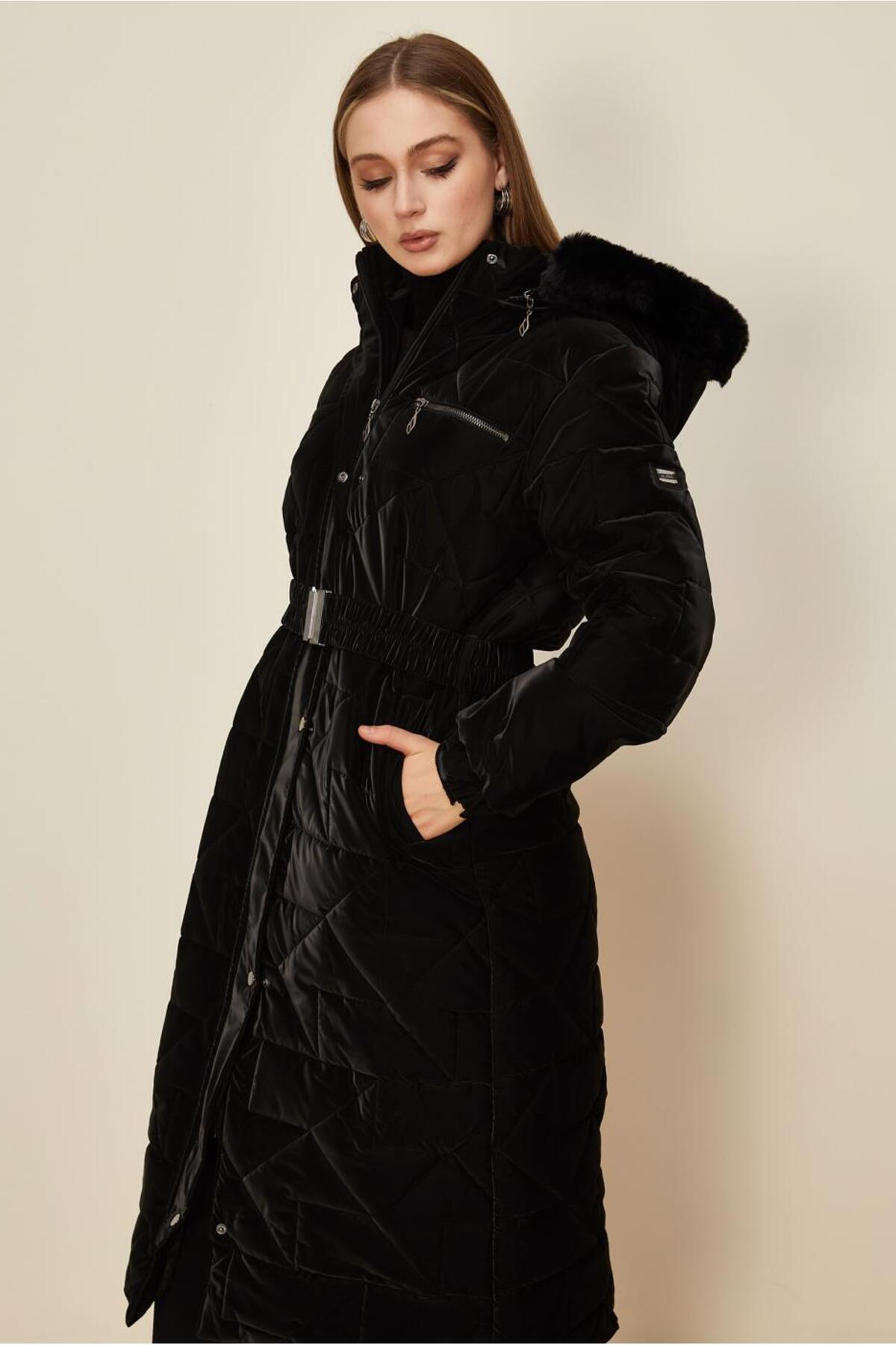 Alvina Kemerli Kapitone Kaban 90584 görsel 2