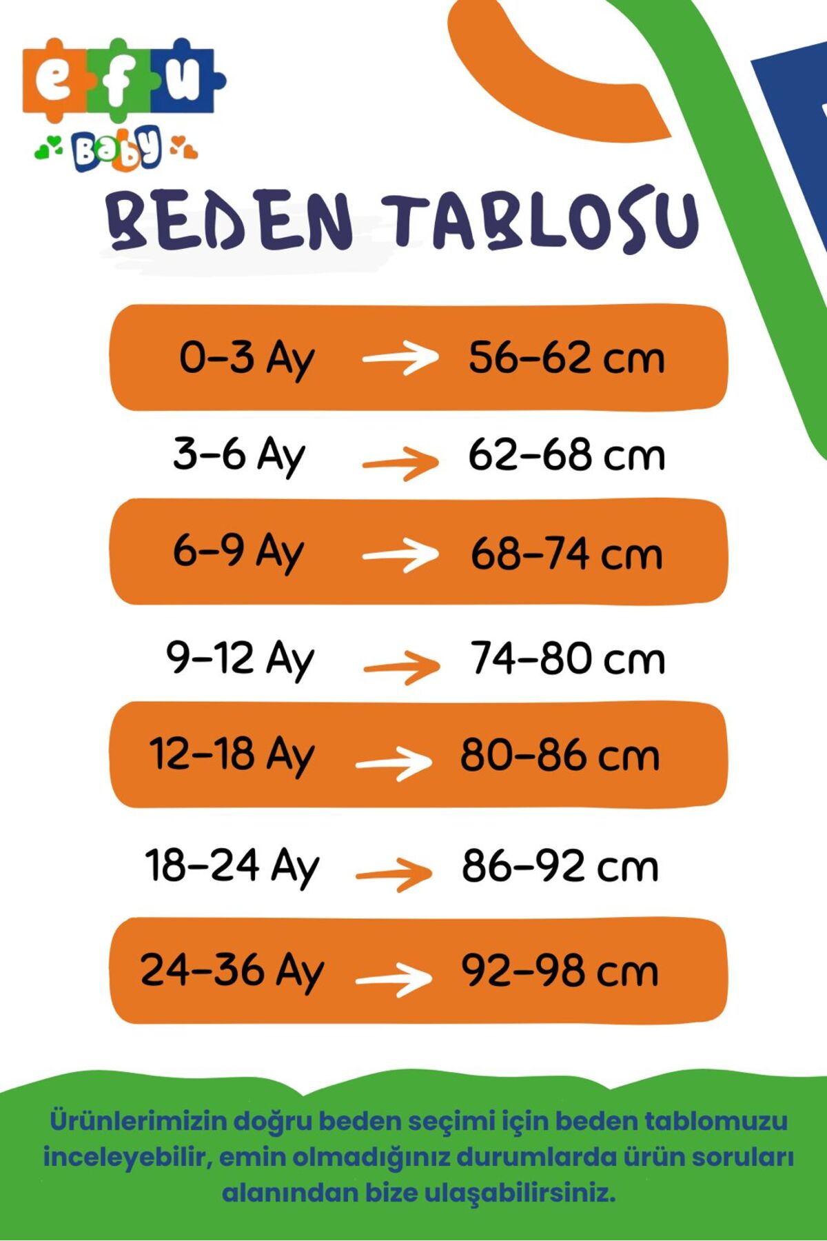 EFU BABY Tekli Fitilli Askılı Bebek Atlet Body Zıbın fotoğrafı 6 (önizleme)