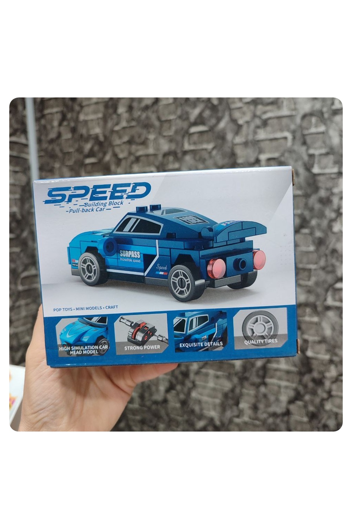 اسپید بلو، اسباب‌بازی ساختنی مکانیزم کشش و رهاسازی