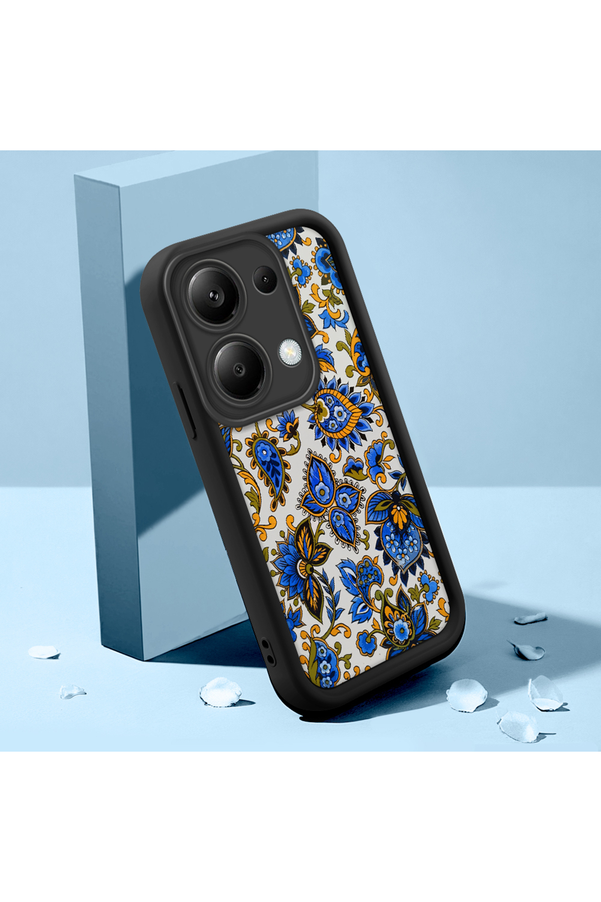 Xiaomi Redmi Note 13 Pro 4G Compatible Soft Silicone Phone Case Anti Fall Vintage Pattern