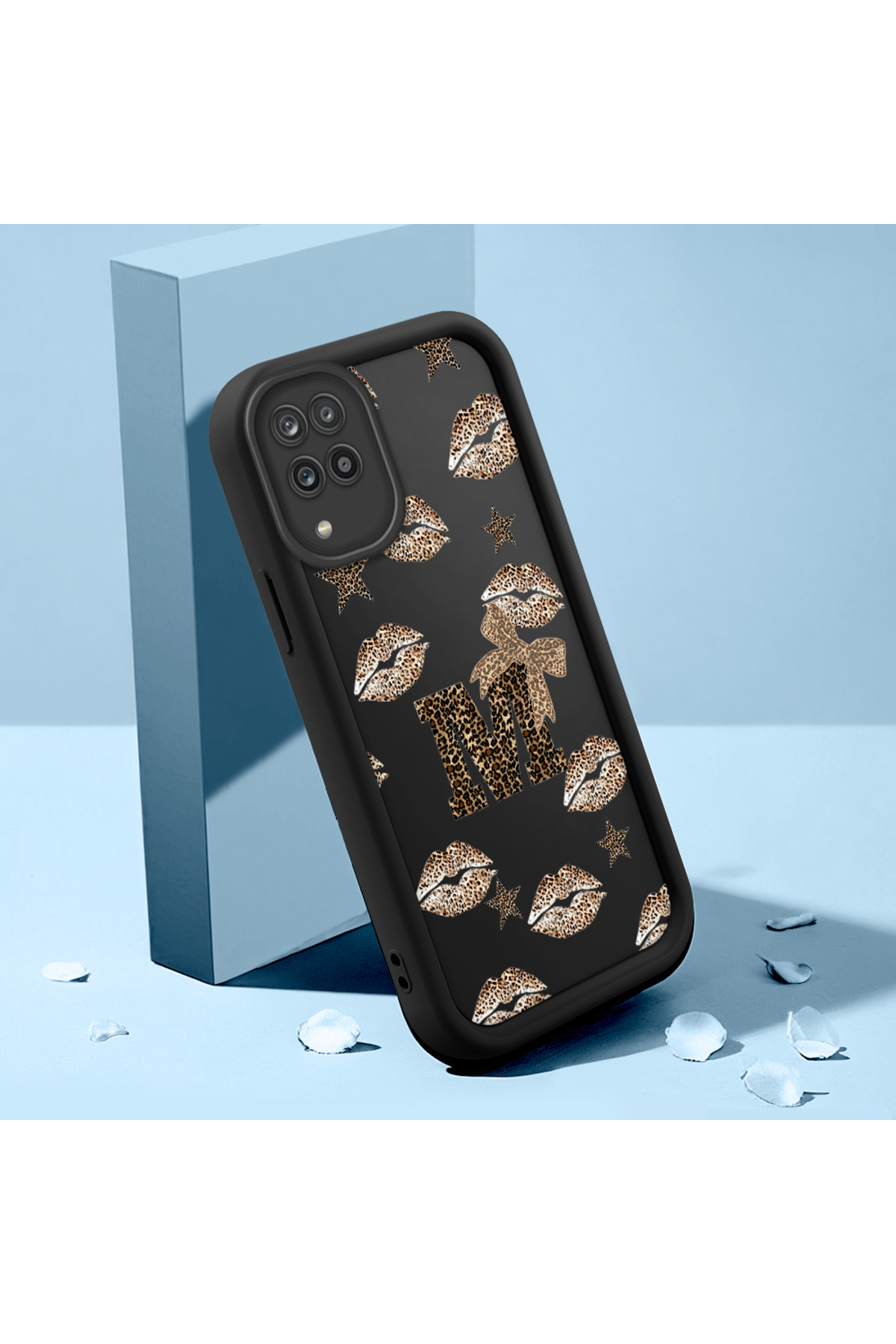 Samsung Galaxy A12/M12 Compatible Soft Silicone Phone Case Anti Fall Vintage Texture