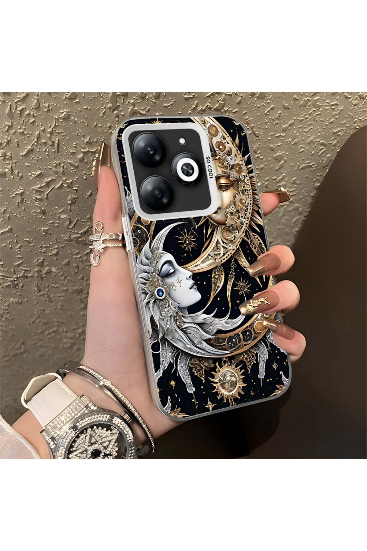Infinix Hot 40i Compatible Case Hard shell Anti Fall Phone Case Owl