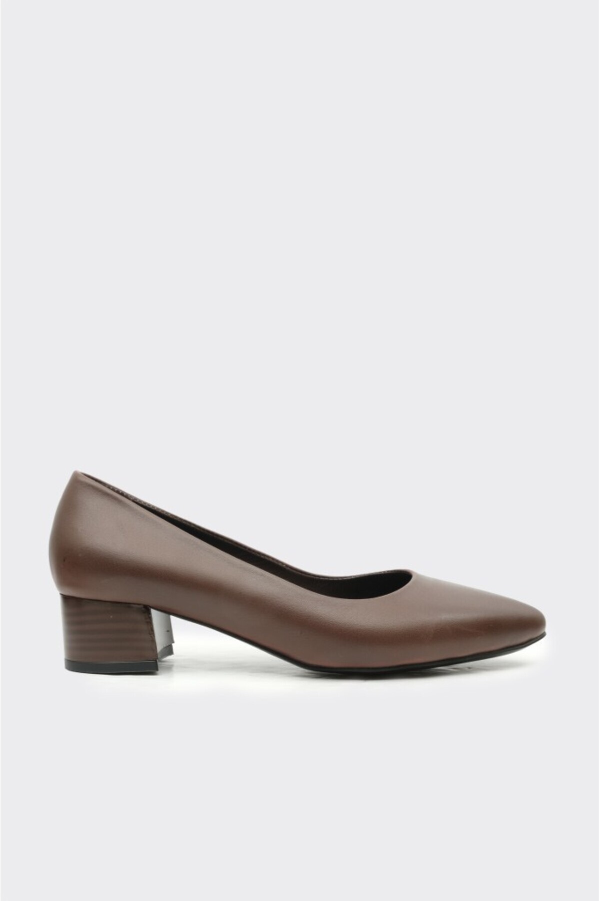 Genuine Leather Women's Short Heel Shoes