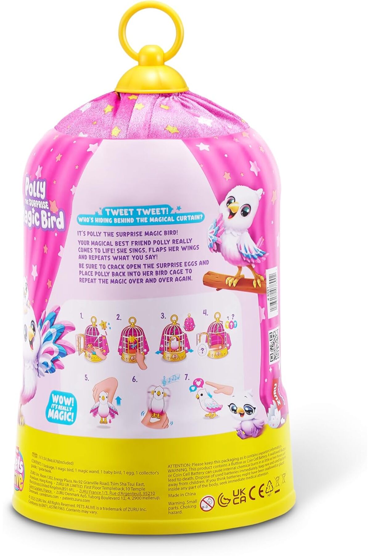 Cici Oyuncak Polly The Magic Bird Pets Alive by ZURU Robotic Toy