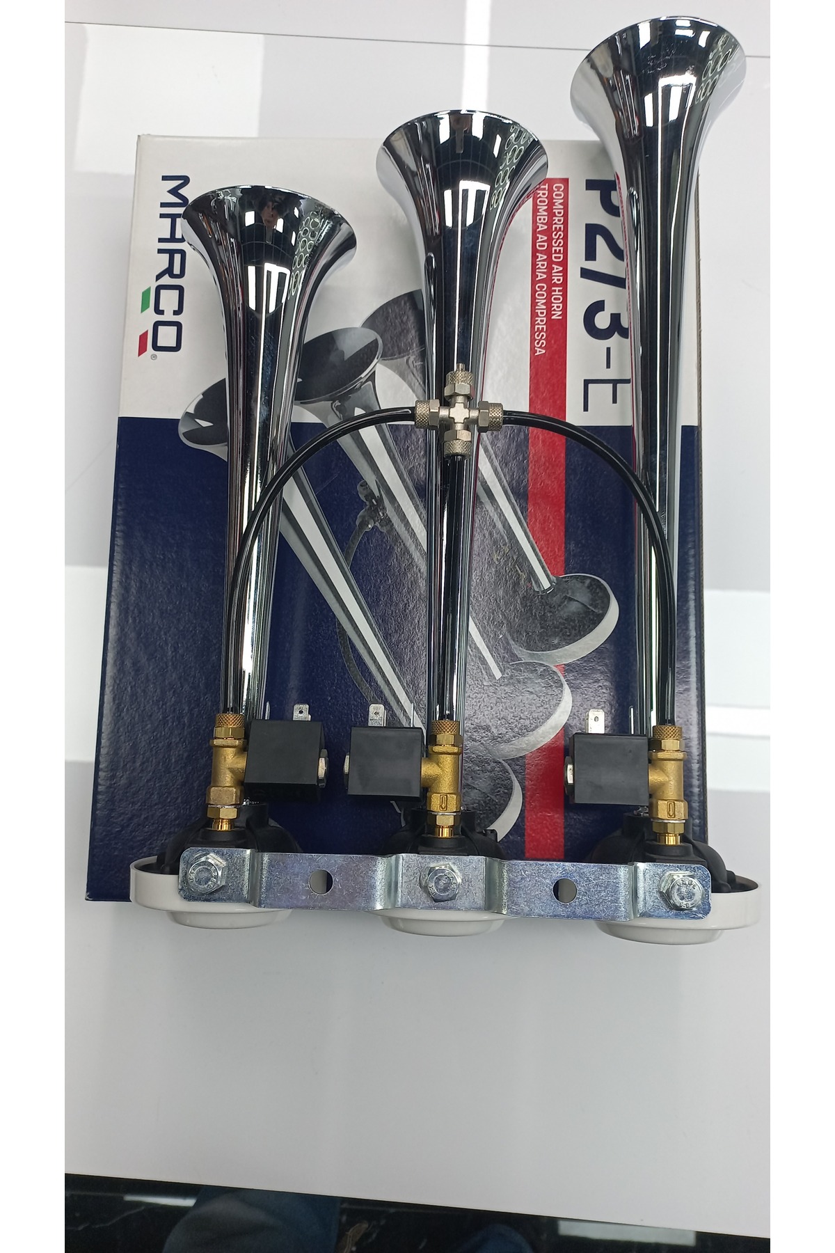 Marco Orjinal Korna 3 borulu 12 Volt