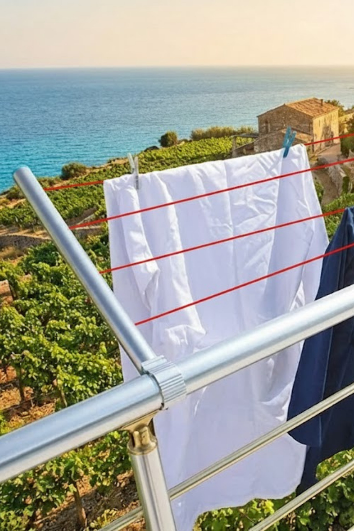aluminum balcony hanger dryer ( stainless )