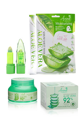AVİNA Cilt Bakım ve Kozmetik Aloevera Bakım Seti