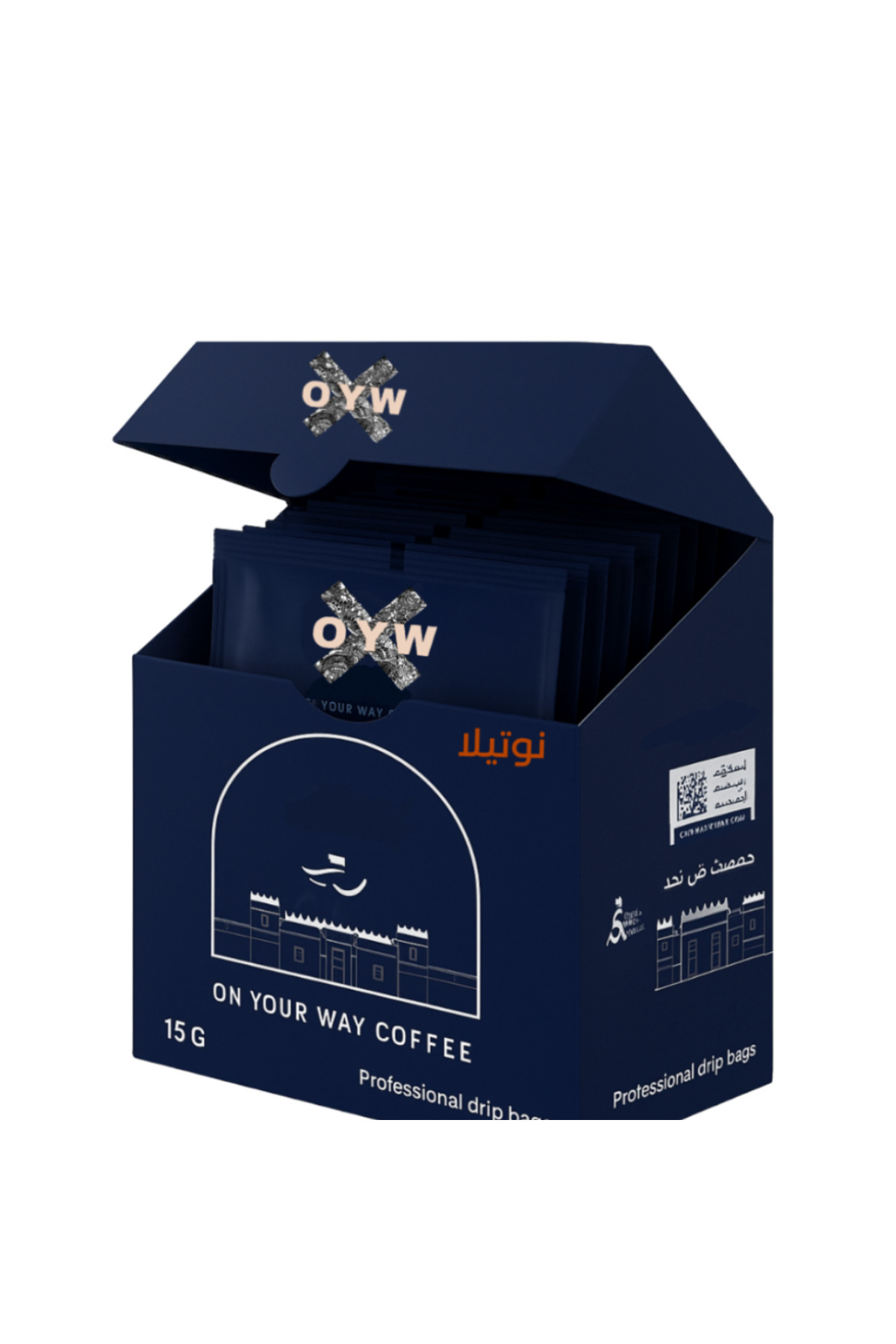 OYW اظرف قهوة سريعة التحضير من اثيوبيا نوتيلا حبوب قهوة مطحونة بفلتر لتحضير ا...