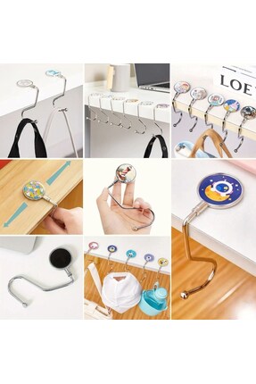 newar Katlanabilir Masa Çanta Askısı – Portatif Metal Çanta Tutucu Kanca | Ma...