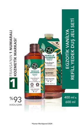 Yves Rocher Egzotik Vanilya Refill Yedek Duş Jeli Seti-9916996