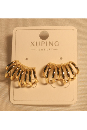 XUPING JEWELRY ✨ Xuping Gold Kaplama Sarmal Model Küpe