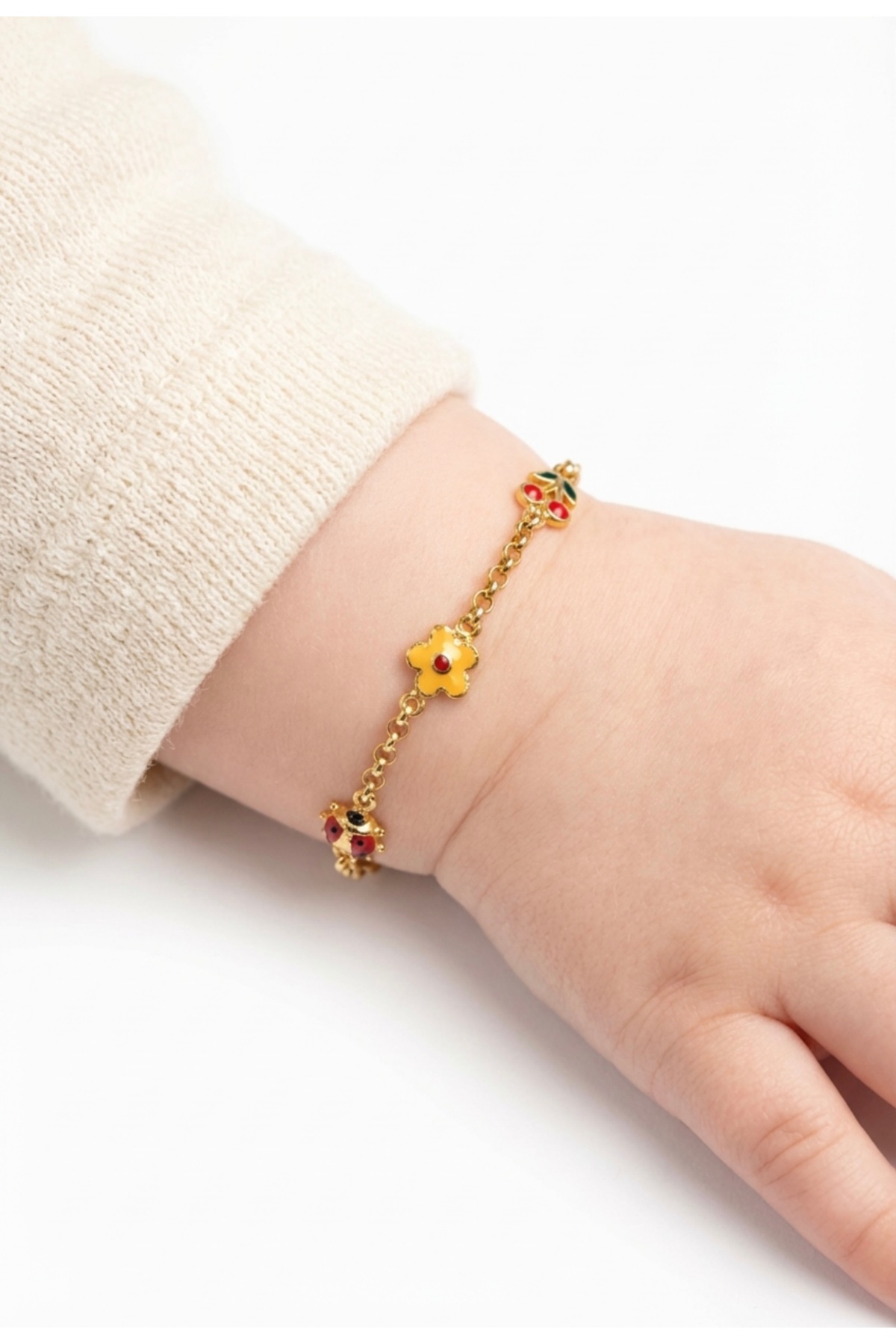 Çelikoğlu Kuyumculuk 14 AYAR ALTIN BEBEK ÇOCUK BİLEKLİĞİ 2,80 GR