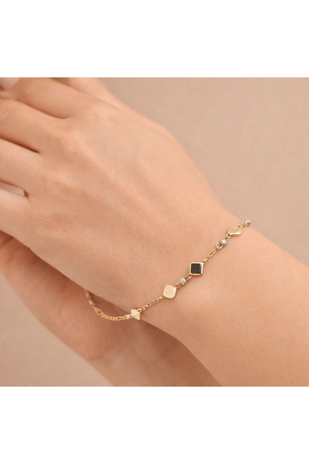 Tuzergold Altın Zincir Bileklik
