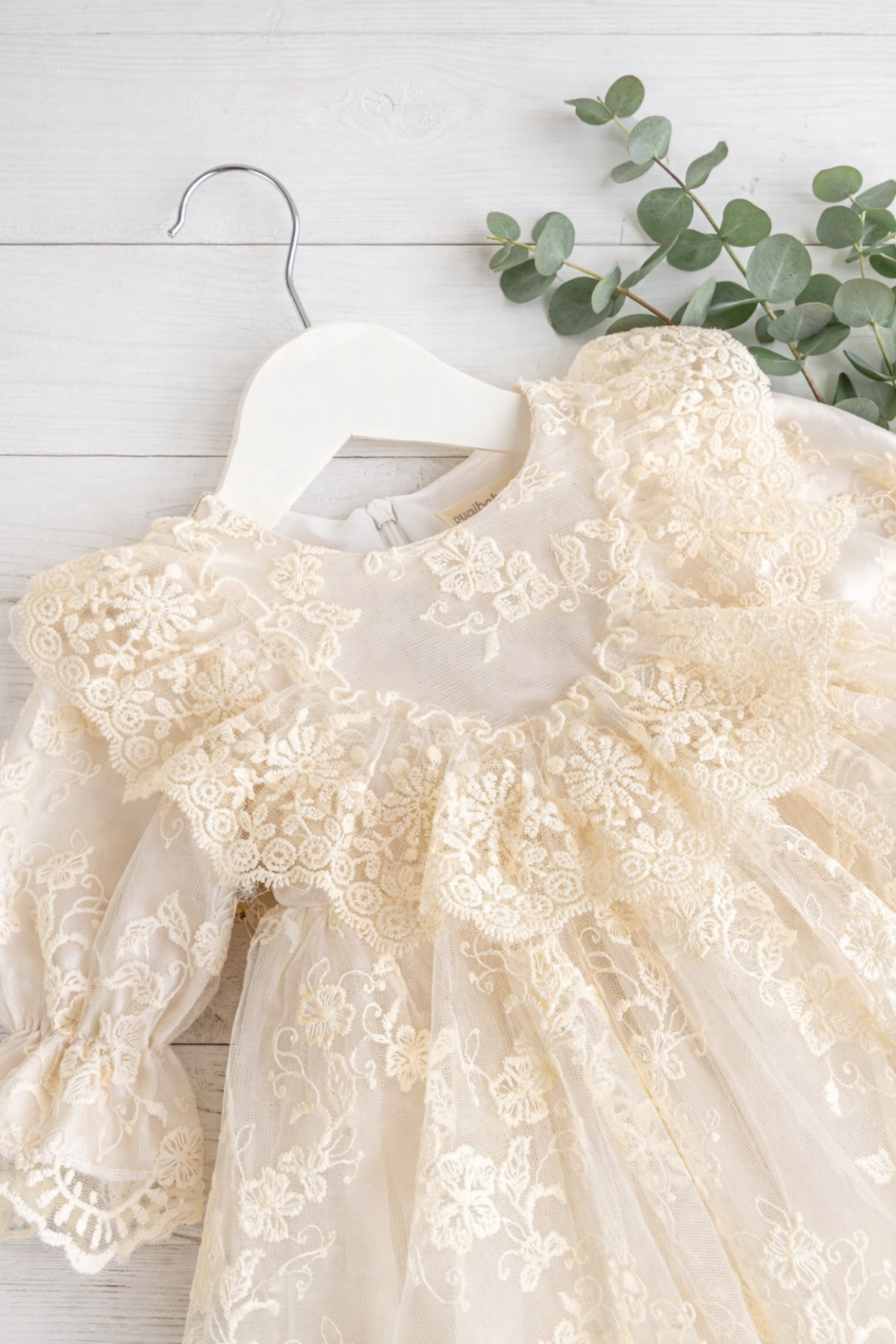 Baharda Nova Kız Bebek Güpürlü / Dantelli 4'lü Mevlüt Elbise Seti fotoğrafı 7 (önizleme)