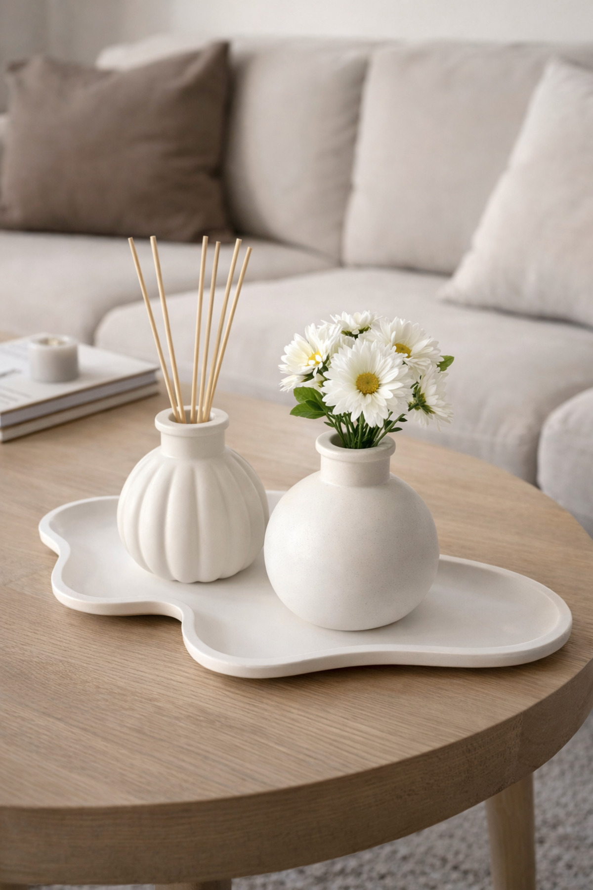 Decorative Vase Set | Coffee Table & Living Room Decor