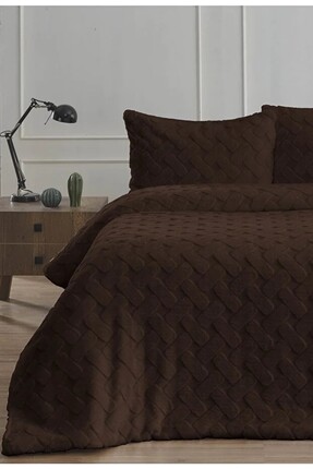 AK HOME TEXTİLE Diamond 3 Parça Pietra Çift Kişilik Kürk Comforter Yorgan Set...