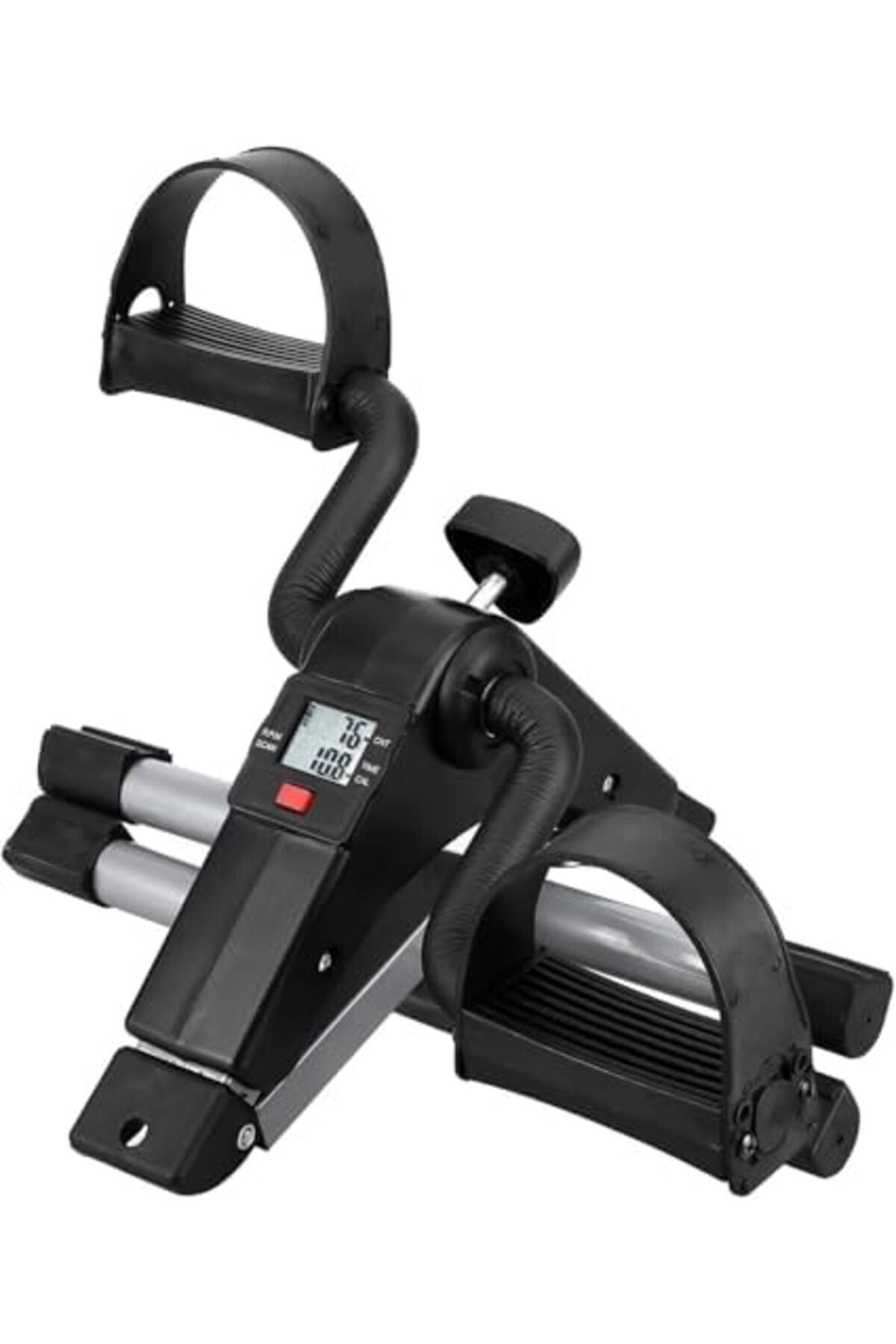 دراجة تمارين ارضية,للياقة البدنية بدواسة و شاشة LCD, عجلة لممارسة تمارين اليد والقدم قابلة للطي