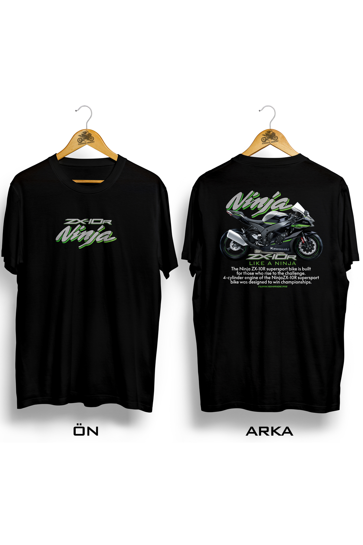 Turkish Riders Zx10R Ninja / Metallic Diablo Black / T-Shirt
