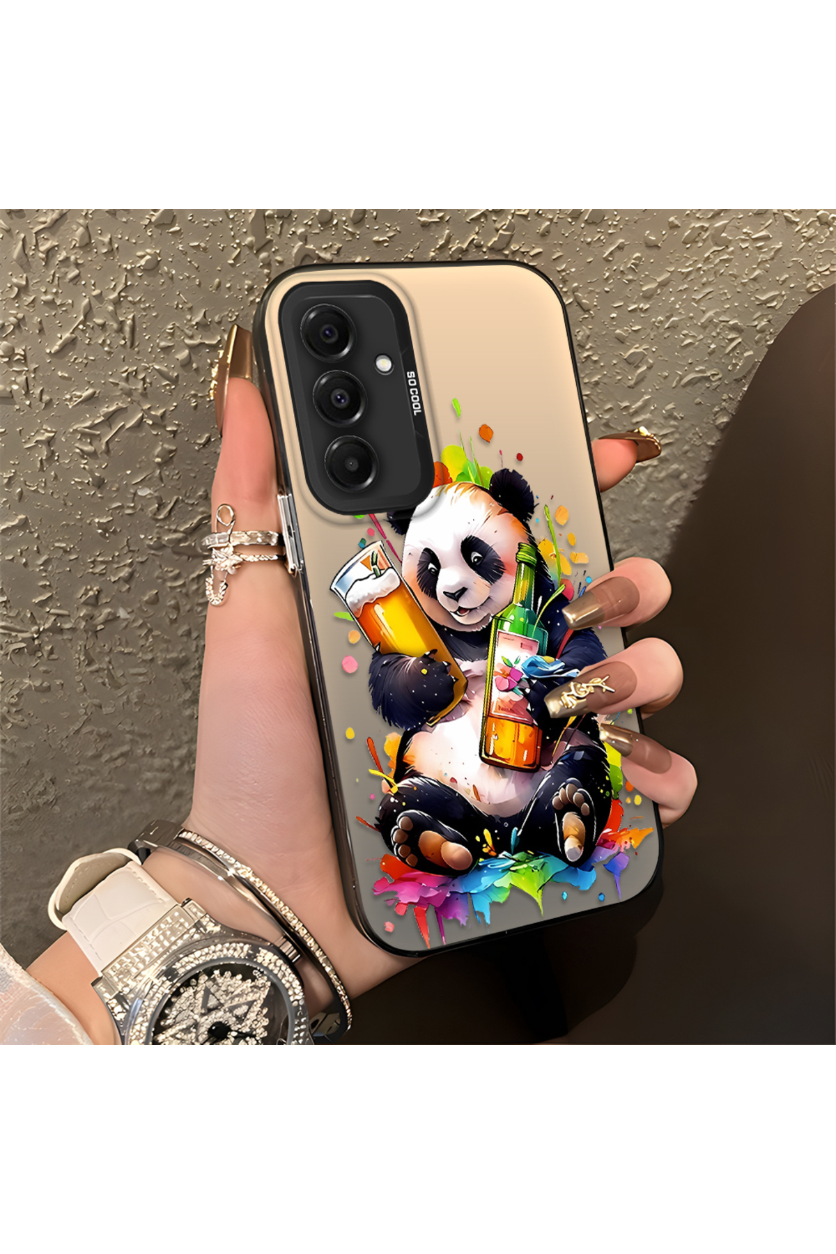 Samsung Galaxy A16 Compatible Case Hard shell Anti Fall Phone Case Panda