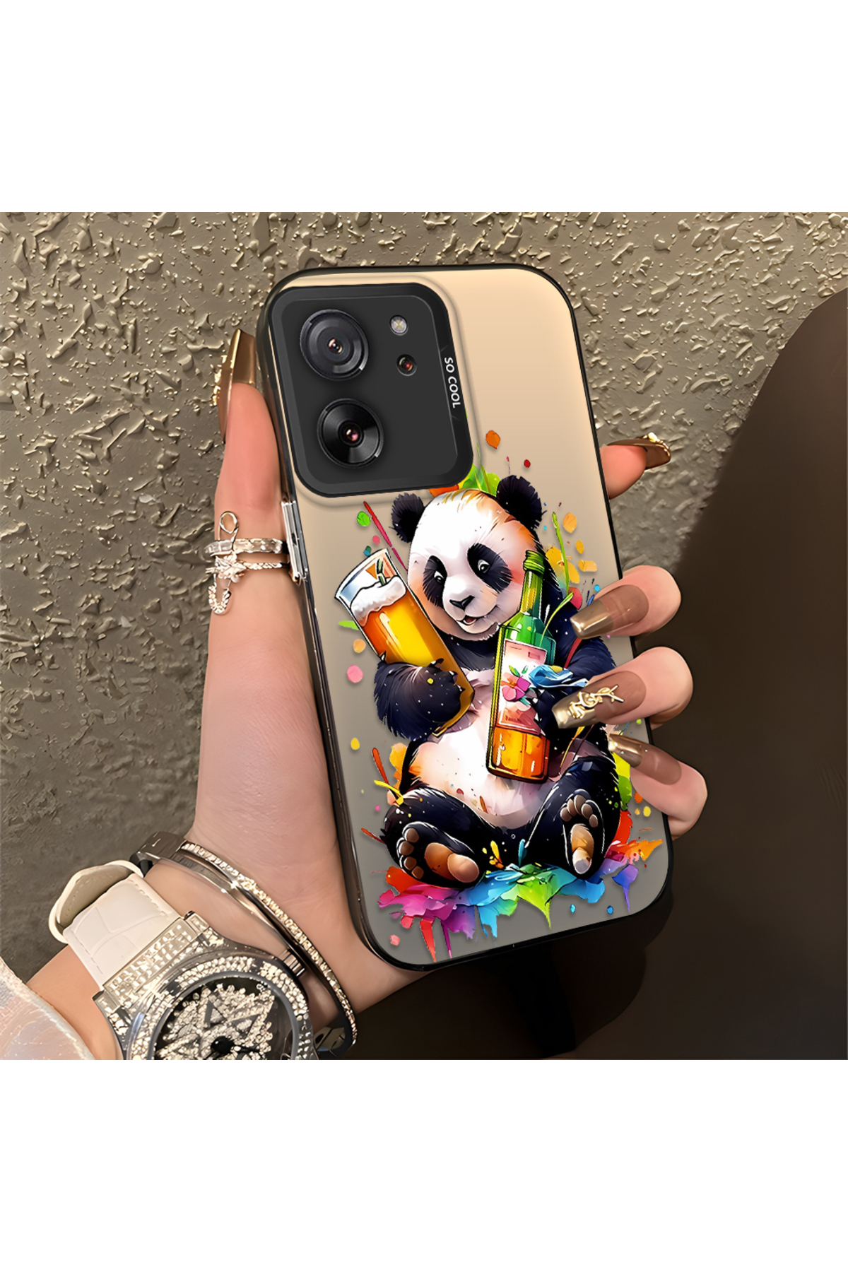 Xiaomi Mi 13T/Mi 13T Pro Compatible Case Hard shell Anti Fall Phone Case Panda