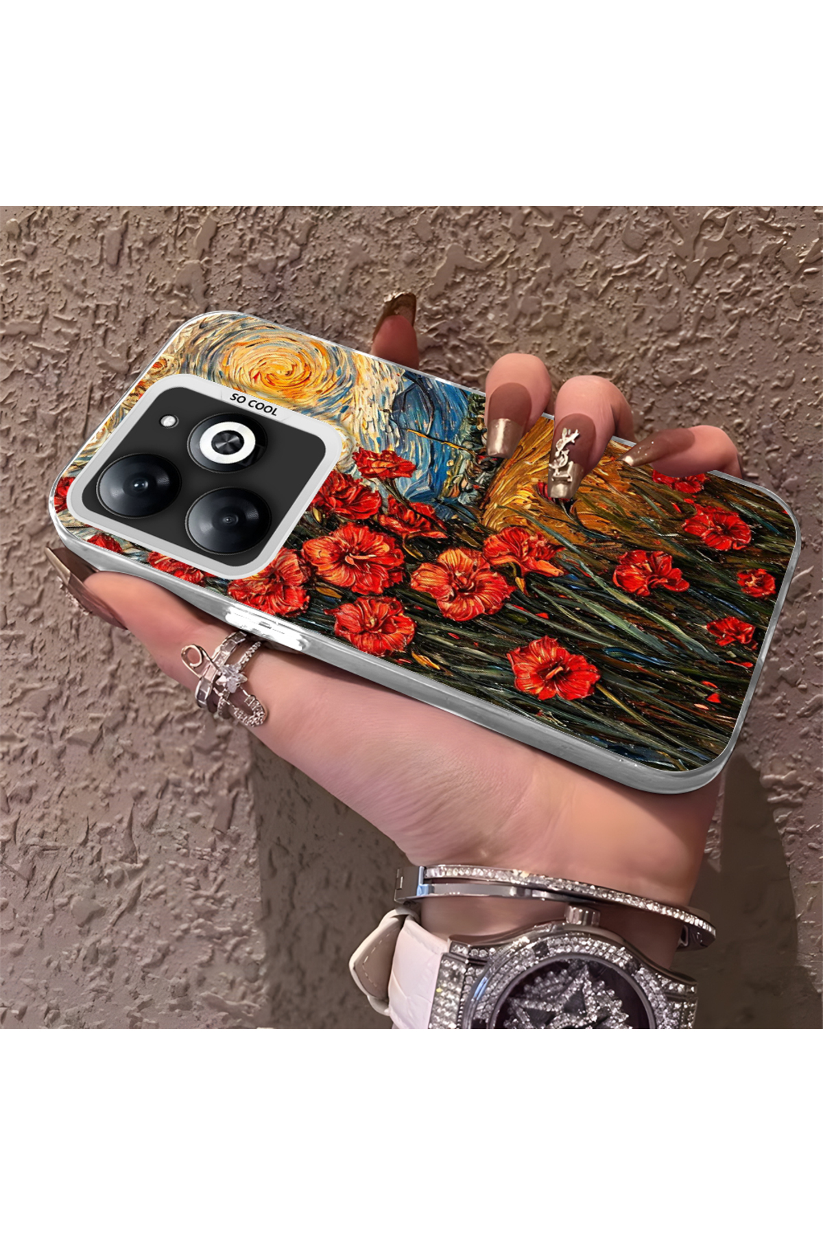 Infinix Hot 40i Compatible Phone Case Camera protection Hard Rear Anti Fall Oil Paint