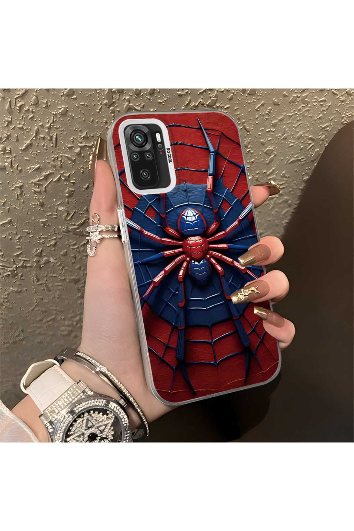 Xiaomi Redmi Note 10S Compatible Case Hard shell Anti Fall Phone Case insect