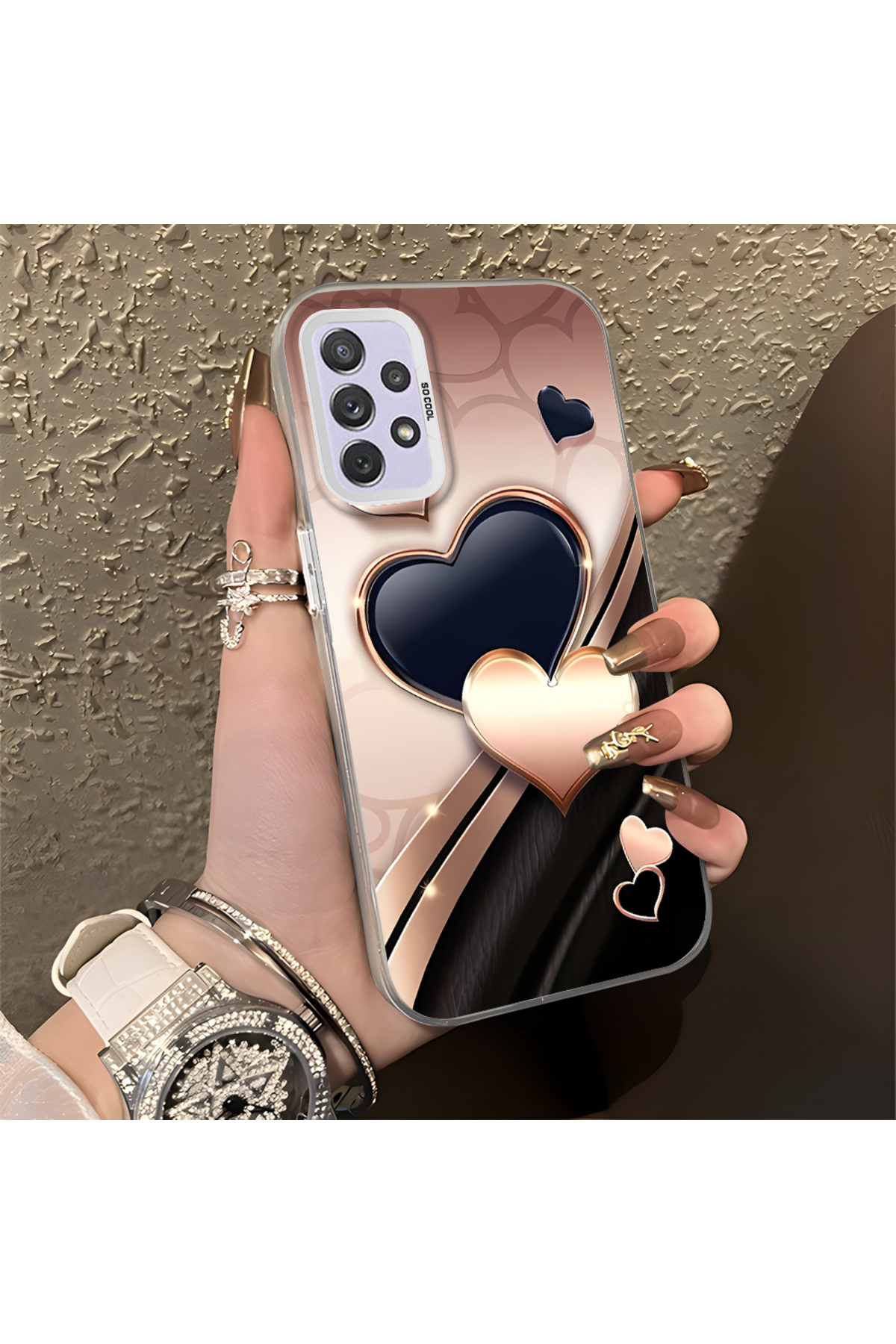 Samsung Galaxy A72 Compatible Case Hard shell Anti Fall Phone Case star
