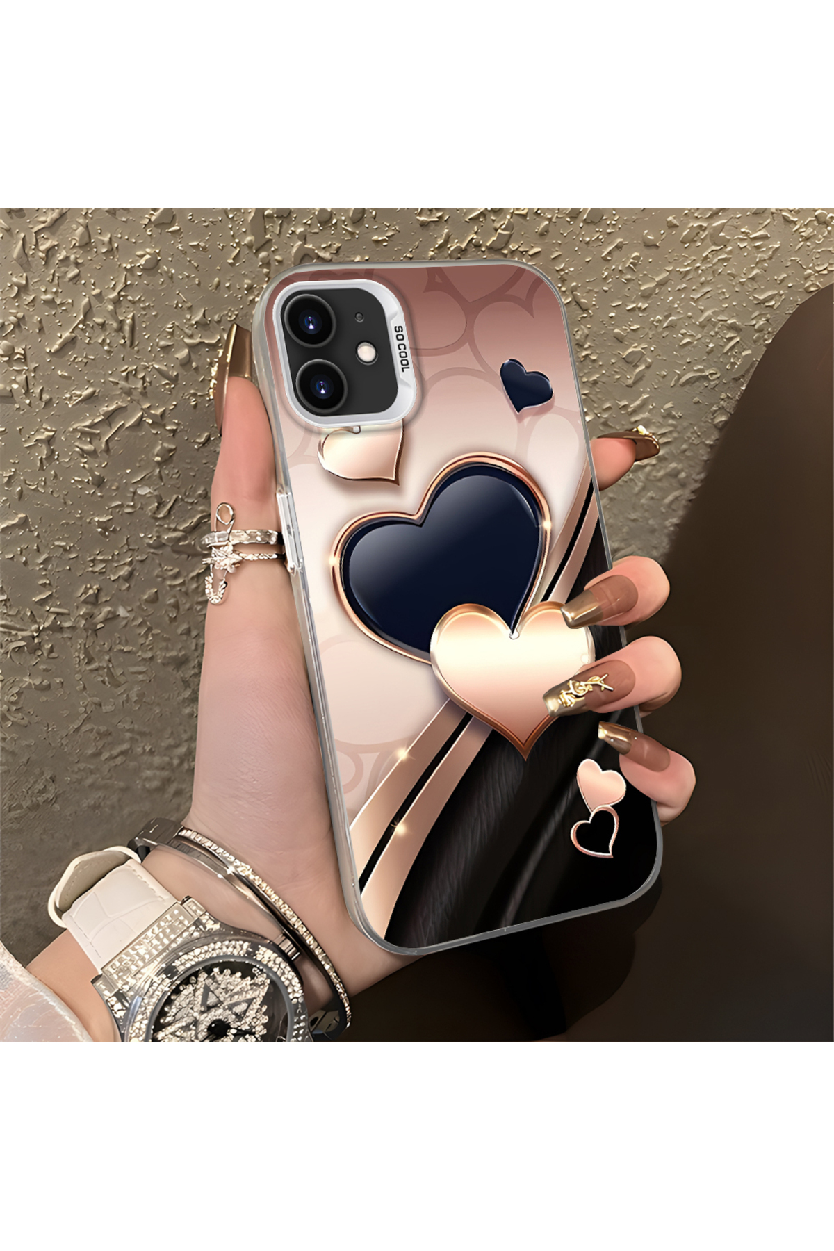 iPhone 12 Compatible Case Hard shell Anti Fall Phone Case Star