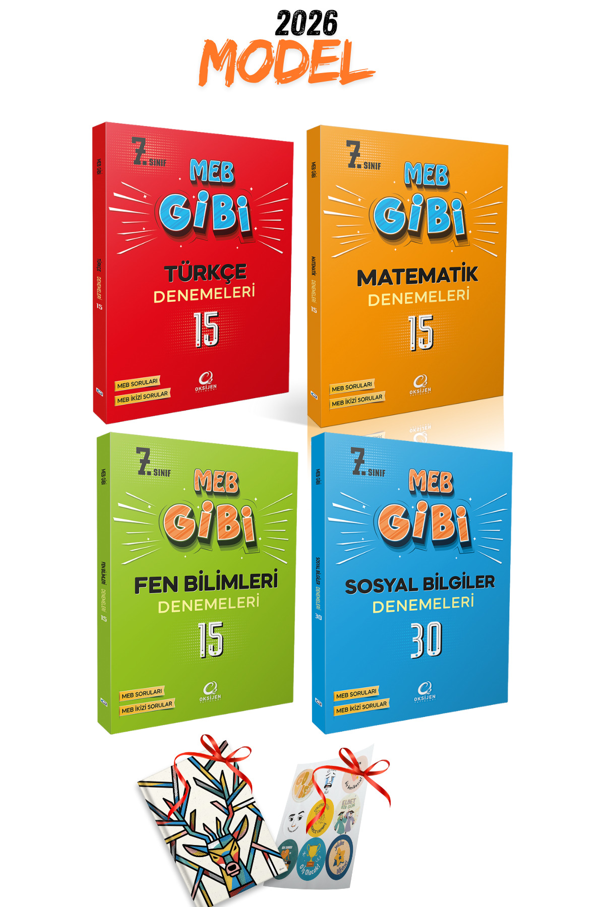 Oksijen Yayınları 2026 7. Sınıf Türkçe Matematik Fen Sosyal MEB